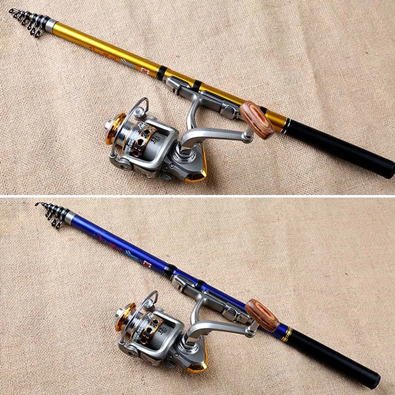 Portable Sea Fishing Rod Pole Carbon Fiber 1.8/2.1/2.4/2.7/3.0m Telescopic Spinning Reel Fish Tackle YS-BUY Portable Sea Fishing Rod Pole Carbon Fiber 1.8/2.1/2.4/2.7/3.0m Telescopic Spinning Reel Fish Tackle YS-BUY
