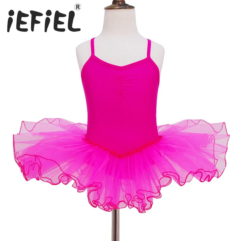2 12Y Girls Ballet Clothes Costumes Toddler Leotard Professional Tutus Ballet Kids Girls Tutu