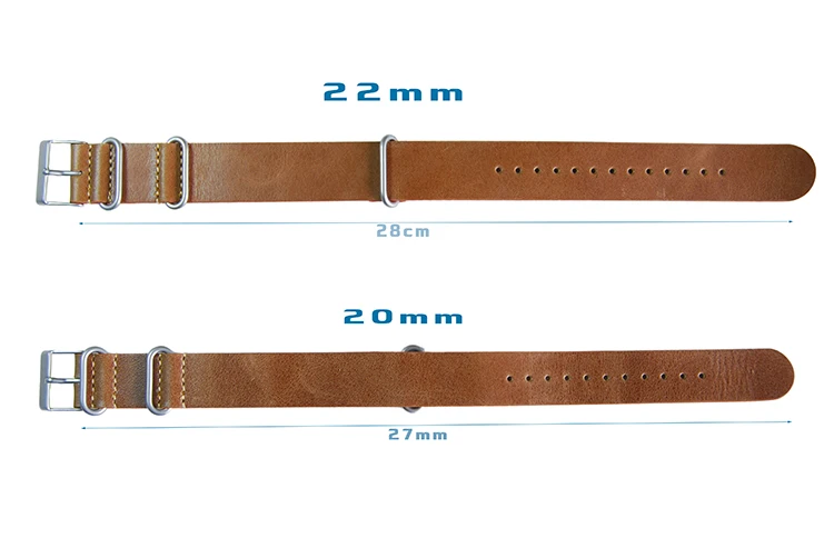 20 мм/22 мм Натуральная кожа ремешок для наручных часов для Timex Weekender экспедиции ремешком Nato кабель-браслет на запястье