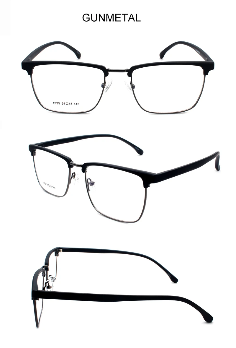 Сплав оправа для мужских очков полная оправа прямоугольные мужские очки Оптические деловые очки прописанные 1925