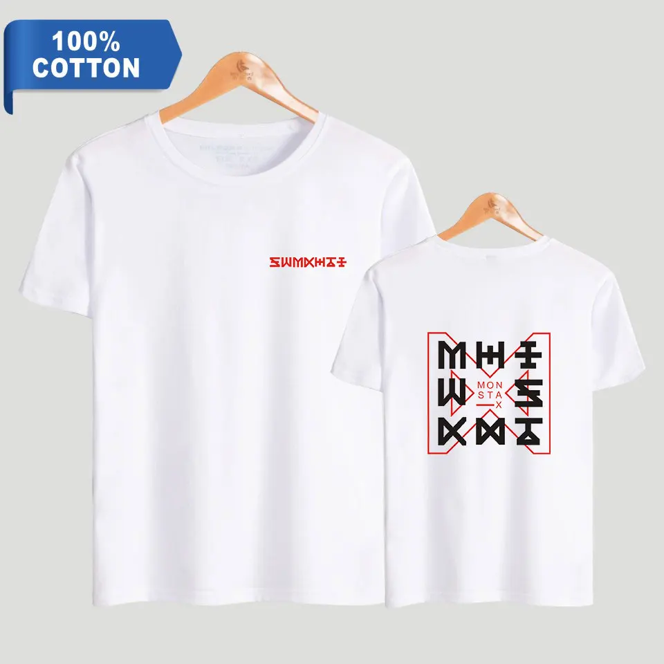 Новые модные футболки Monster X из 100% хлопка с короткими рукавами для мужчин и женщин