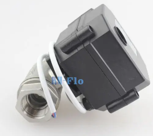 1/" DC12V cr-02 моторизованный шаровой Клапан, 3 Провода Управление BSP Нитки электрические Клапан