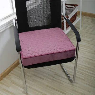Повышенное утолщение подушки сиденья студент подушки круг подушка для сидения из пенополистирола - Цвет: voilet square