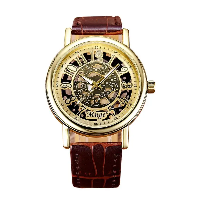 Fashion classic hollow mechanical font b couple b font font b watch b font quartz movement