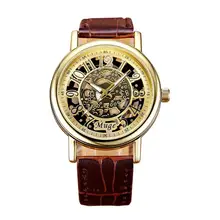 Fashion classic hollow mechanical font b couple b font font b watch b font quartz movement