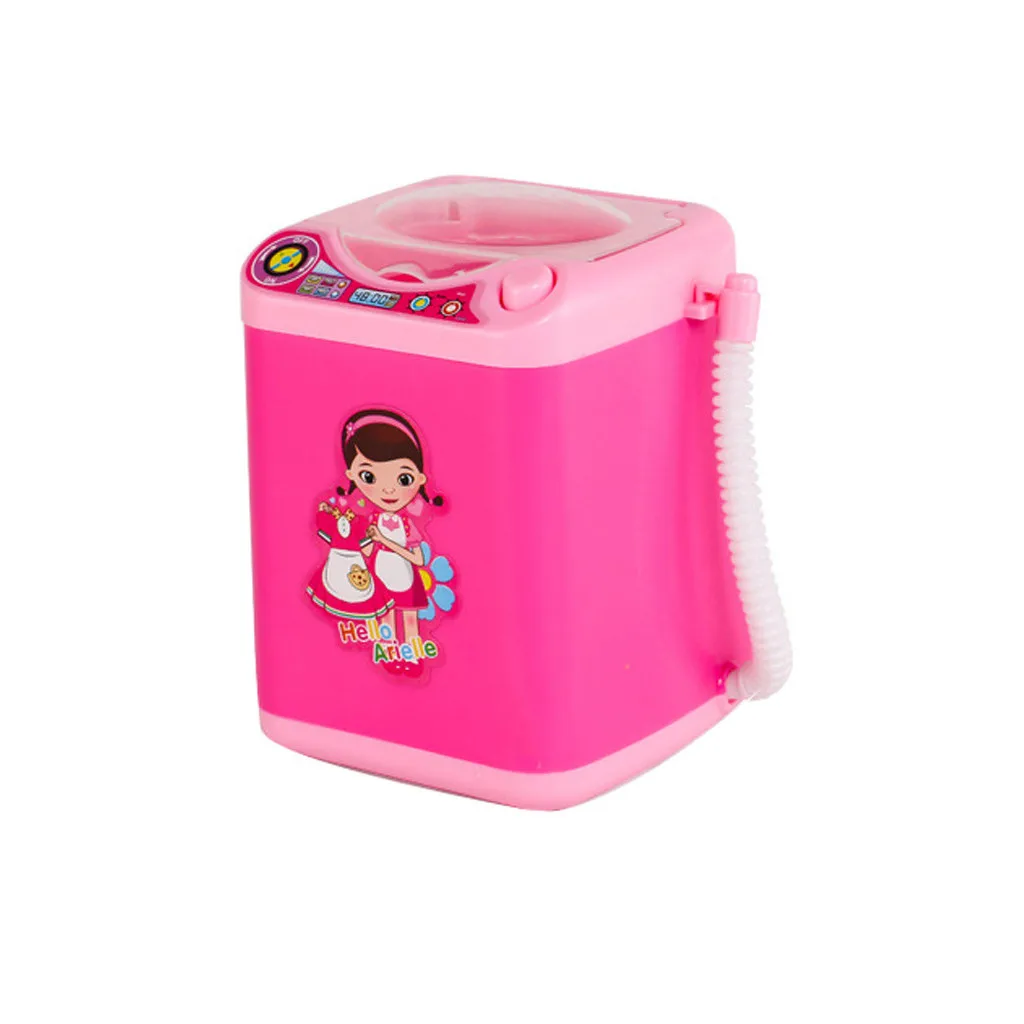 New 2pc Mini Toy Makeup Brush Cleaner Device Automatic Cleaning Washing Machine Cleaning Brushes For Make Up Tools Hot Sale