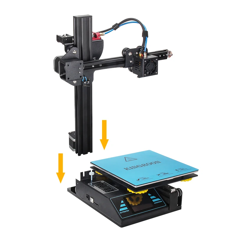 KingRoon 3д принтер Модернизированный Высокоточный DIY 3d принтер самосборка 180*180*180 мм Жесткая металлическая рамка Drukarka 3D