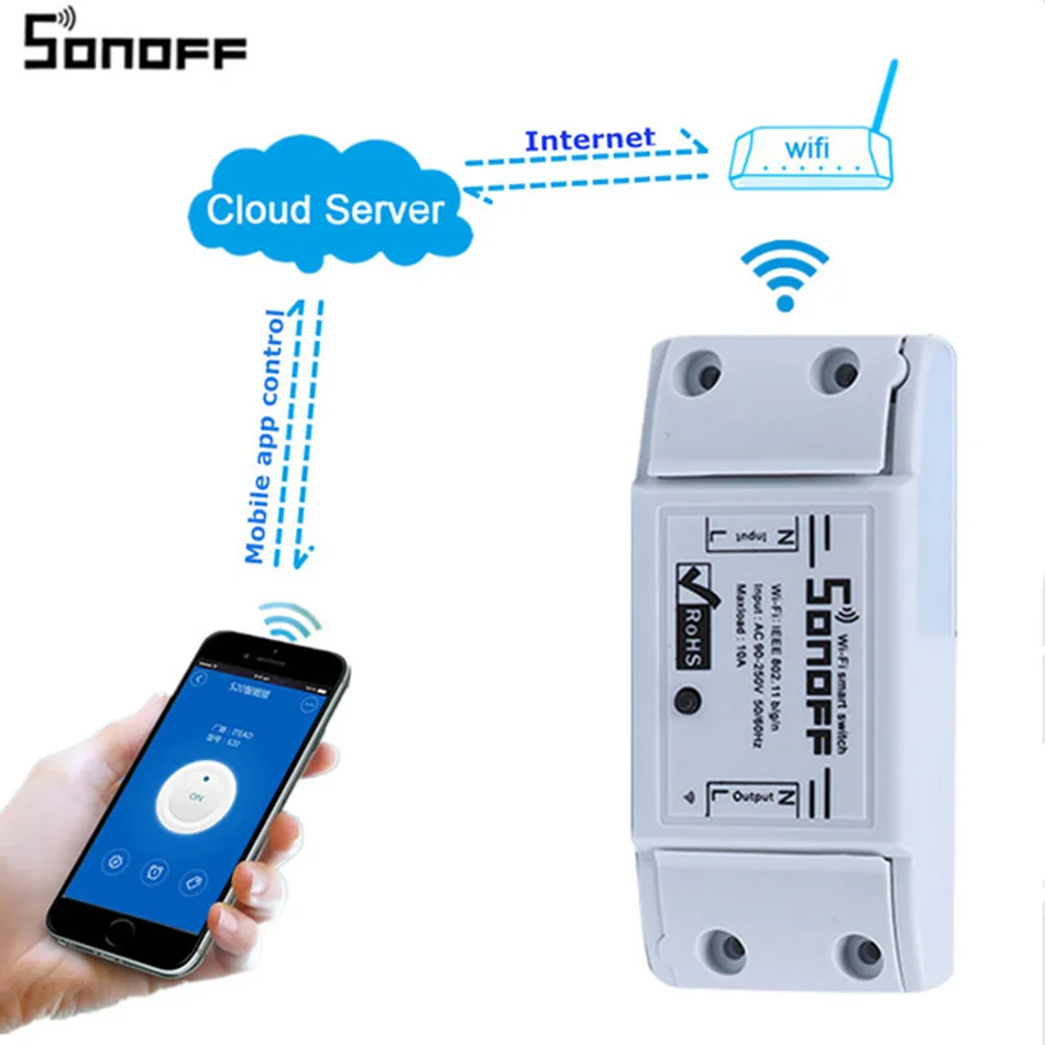 Sonoff Wireless Wifi Switch Universal Smart Home Automation Module
