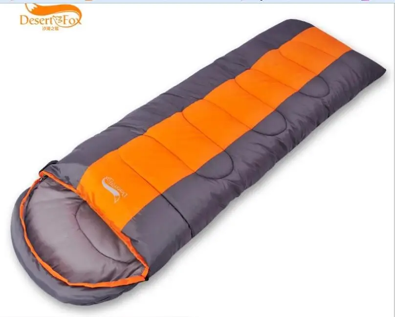 1.6kg Adult Sleeping Bag Thermal Autumn Winter Envelope Hooded Outdoor