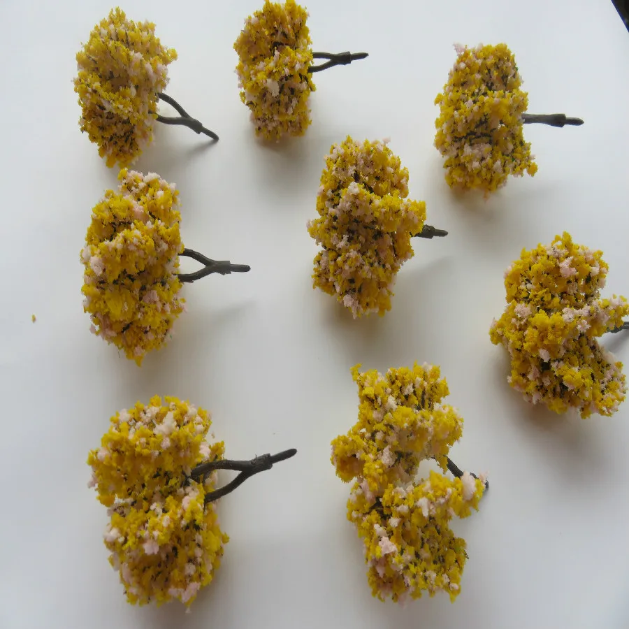 architecture scale flower tree plastic model  (4)