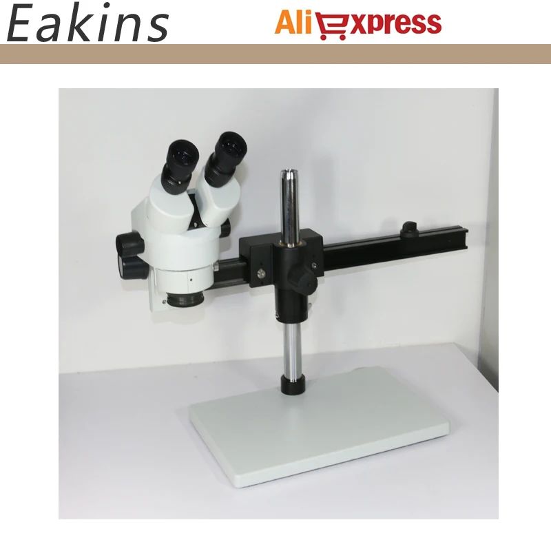 Eakins Continue 7X45X Trinocular Stereo Zoom Microscope Working in wide and high Distance for