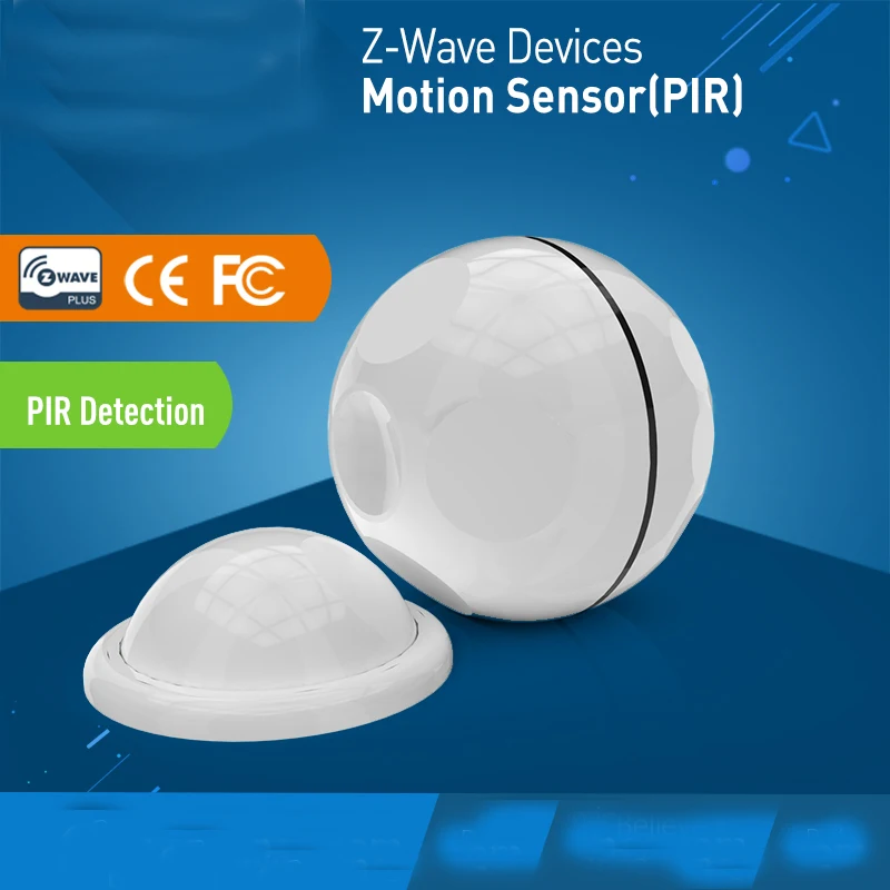 SmartYIBA Z-Wave Devices PIR Motion Sensor Home Automation Infrared Motion Detection Alarm Home Security Red Alert Night Vision