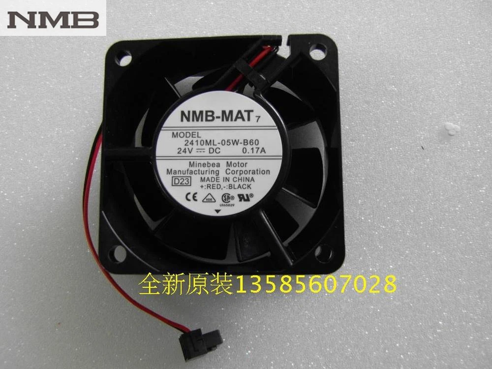 Осевой вентилятор охлаждения NMB 2410ML-05W-B60 6025 24V 60mm 0.17A | Компьютеры и офис