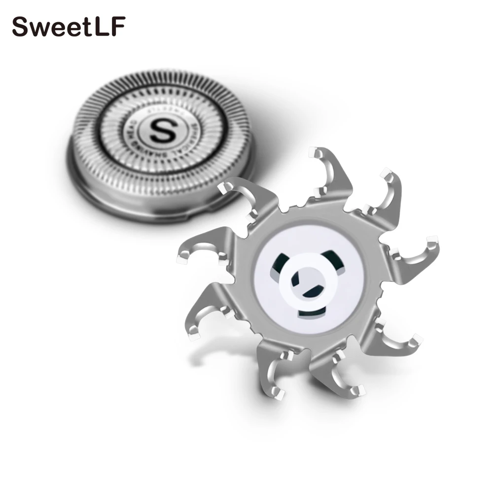 

SweetLF 3Pcs Replacement Shaver Head Blade Cutters Concave Knife Net for Waterproof Electric Razor Wet & Dry Men's Rotary Shaver