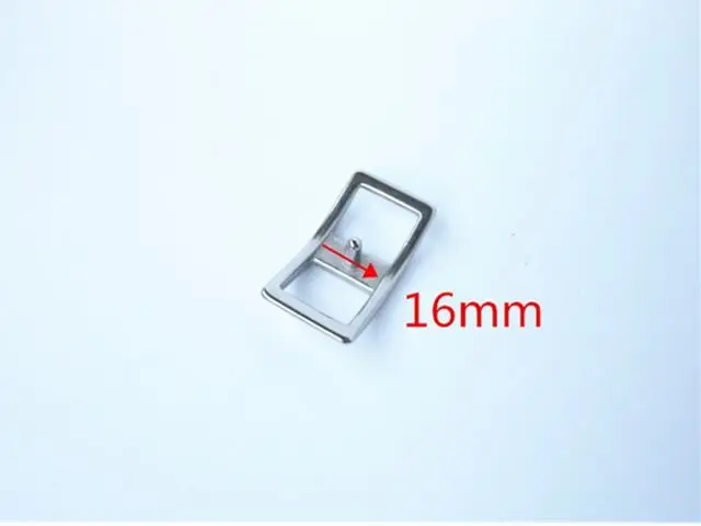 16mm 10 шт. в партии, нержавеющая сталь, пряжка, конский жгут, фитинги, Регулируемая Сексуальная Пряжка, 16 мм, подвязка, пряжка для ремня, для сумки - Цвет: 16mm