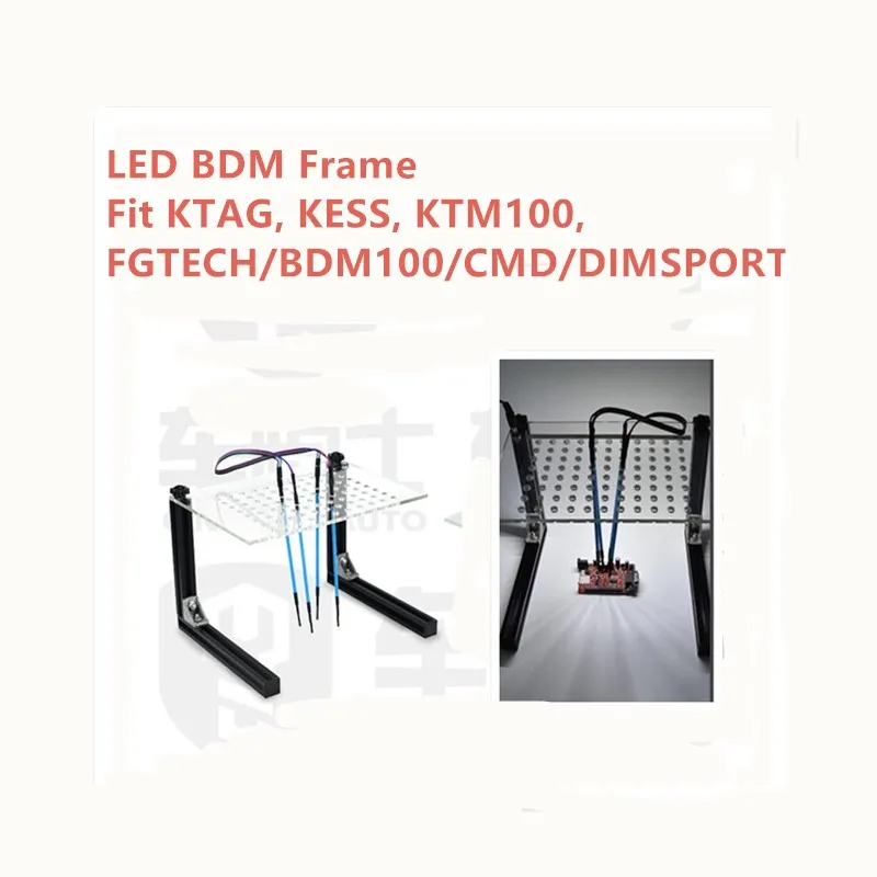 Ktmobd EEprom чипы тюнинга ktmflash программатор системного блока управления передач Мощность обновления инструмент Plug and Play - Цвет: LED BDM Frame