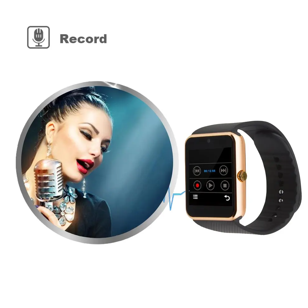 

10PCS Bluetooth 4.0 Smart Watch Calls Messages Notification Time Display Waterproof Smart Bracelet With Touch Screen