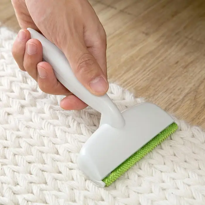 Mini Clothes Fur Remover 2 Heads Pet Hair Sofa Dust Brush Cleaning Tools GHS99