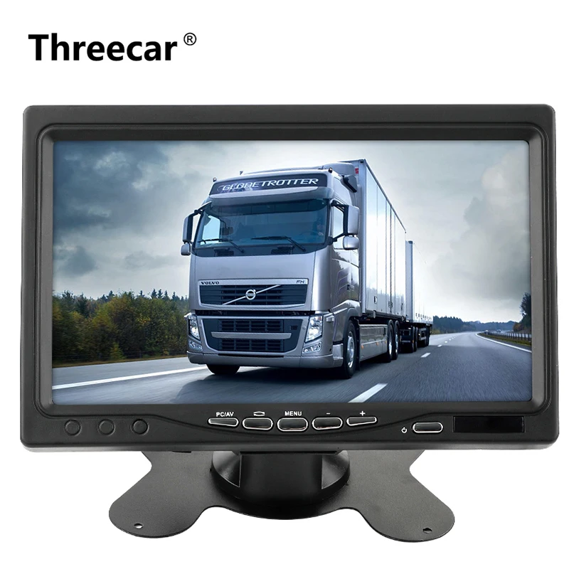 

New arraival 800*480 7 Inch HD Color TFT LCD Screen Rear View Camera Monitor 2 AV Video Input Car Reverse DVD VCD Player Monitor