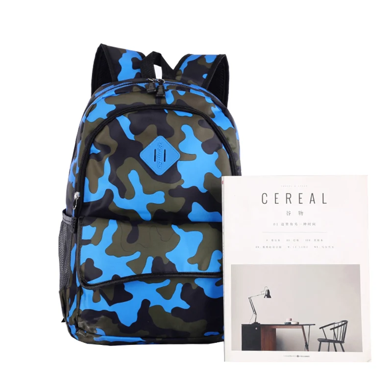 Camouflage Boys School Backpack Teenager Children Primary Schoolbag Girl Travel Laptop Backpacks Nylon Orthopedic Mochila BP0203 (15)