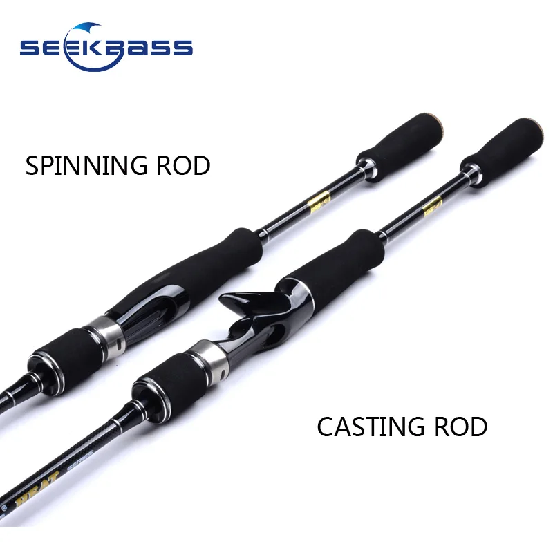 SeekBass SK602 M/MH 1 8 M 2 наконечника 7 20g/10 25g приманка вес углеродного волокна для ловли