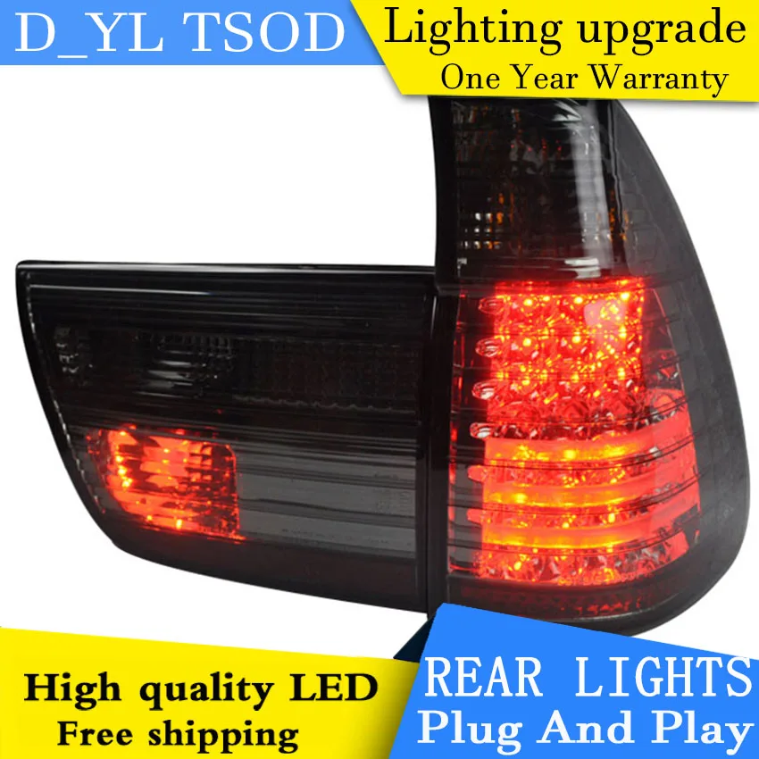 

Car Styling Tail Lamp for BMW X5 LED Tail Light 1999-2002 X5 New Altis LED Rear Lamp LED DRL+Brake+Park+Signal Stop Lamp