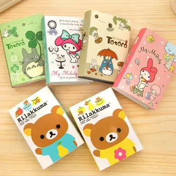 

100pcs/lot Kawaii Totoro Melody 6 Folding Memo Pad Sticky Notes Memo Notepad Bookmark Gift Stationery