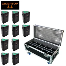 Прямая с фабрики DJ дизайн Uplight DMX512 батарея 3*10 Вт RGBW светодиодный инфракрасный контроль подходит ферменная подвесная 10в1 зарядка Дорожный Чехол