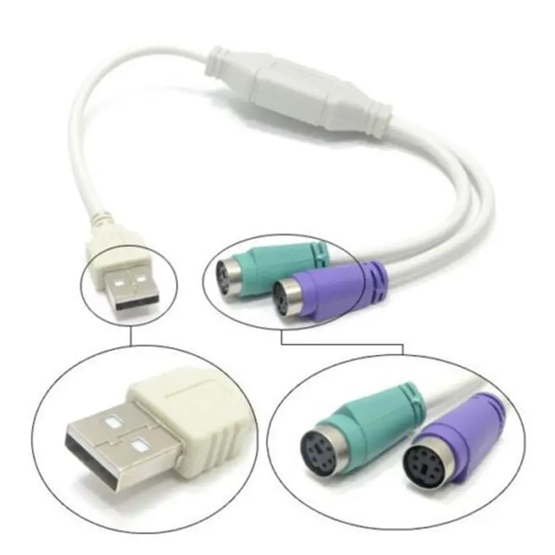 Cable Length: Other Cables 3pcs USB Male to Dual PS2 Female Adapter Converter Use for Keyboard Mouse Connector Converter Mouse Adapter Plug & Play Cable Length: Other Cables 3pcs USB Male to Dual PS2 Female Adapter Converter Use for Keyboard Mouse Connector Converter Mouse Adapter Plug & Play