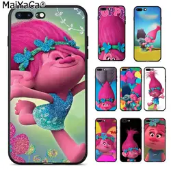 MaiYaCa тролли Поппи Новые модный роскошный чехол для телефона для Apple iPhone 8 7 6 6 S Plus X 5 5S SE XS XR XS MAX мобильных телефонов