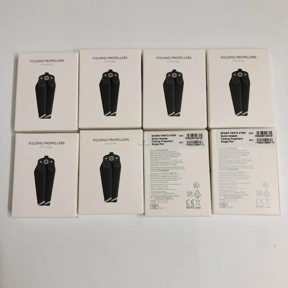 8 pairs 2Pairs 4pairs 8pairs Original DJI Spark Part 2 4730S Quick Release Folding Blades Propellers - Цвет: 8 pairs