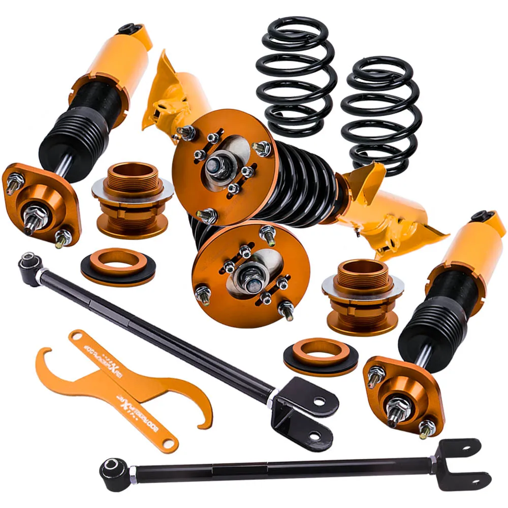 For BMW 3 Series E36 Full Coilover Suspension lowering Kits Golden for
