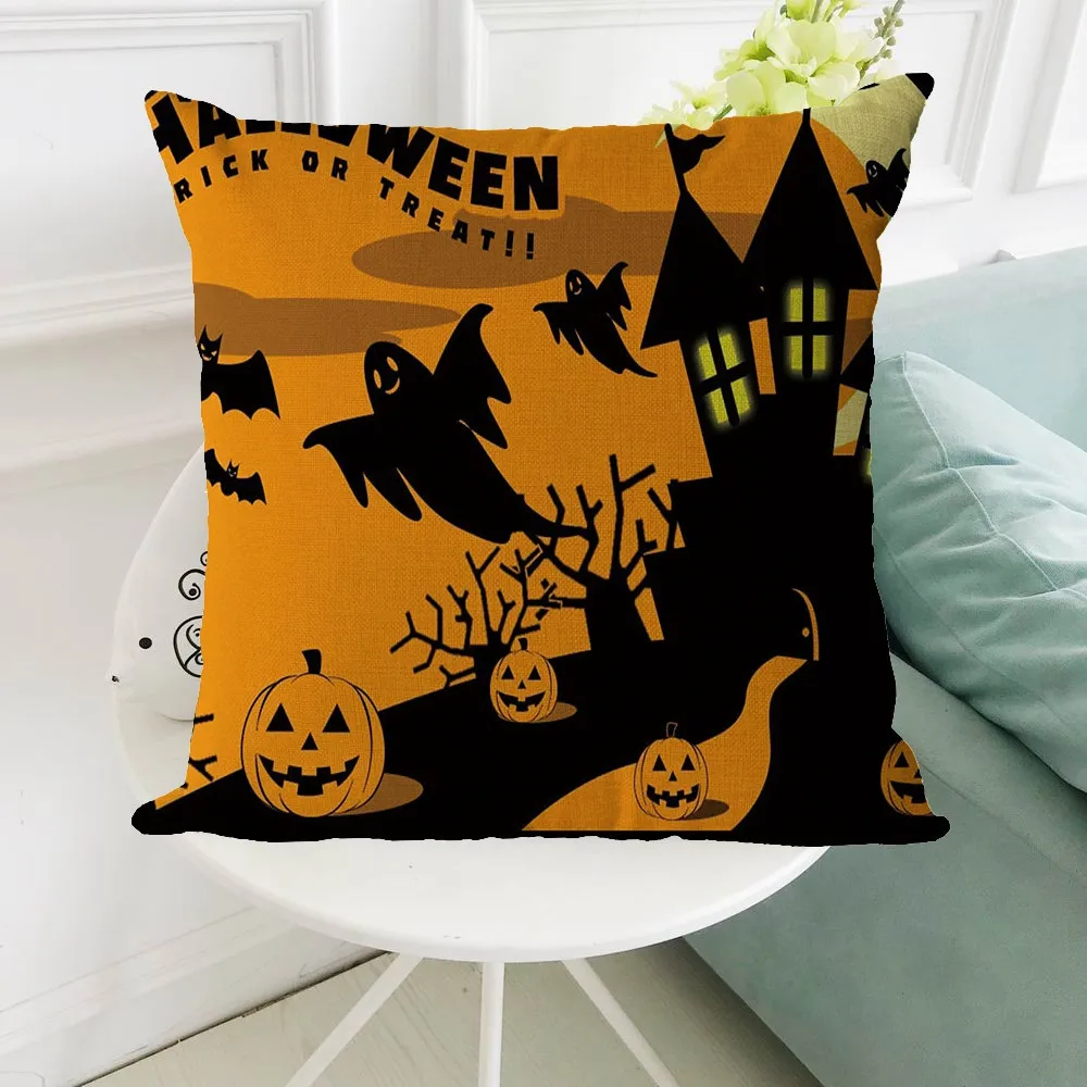 Halloween Customized Cushion Covers Gost Lantern Pillow Cases Home