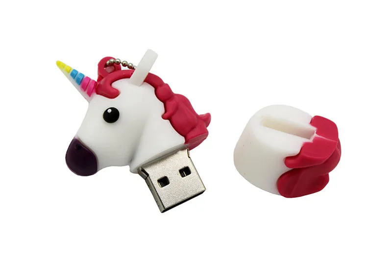 Модель usb флеш-накопителя KING SARAS cute cartoom Единорог usb 2,0 4 ГБ 8 ГБ 16 ГБ 32 ГБ 64 ГБ флешка, подарок usb