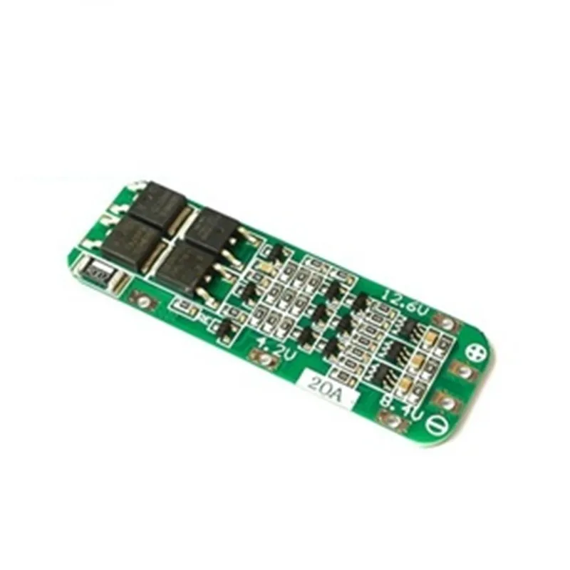 1S 2S 3S 4S 3A 20A 30A литий-ионный аккумулятор 18650 зарядное устройство PCB плата защиты BMS для бурильного мотора Lipo сотовый модуль - Цвет: 3S 12.6V 20A