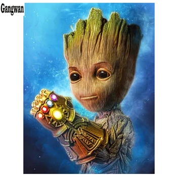 

Full Square/round 5D DIY Diamond Painting Cross Stitch avengers Infinity War Marvel pattern Diamond embroidery Mosaic decor gift