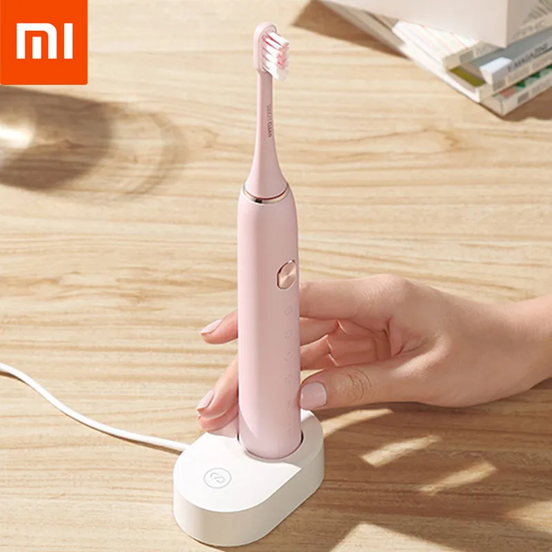 

XIAOMI SOOCAS X3 Waterproof Electric Toothbrush Rechargeable Upgraded Ultrasonic Smart Toothbrush APP Control Wireless Charging