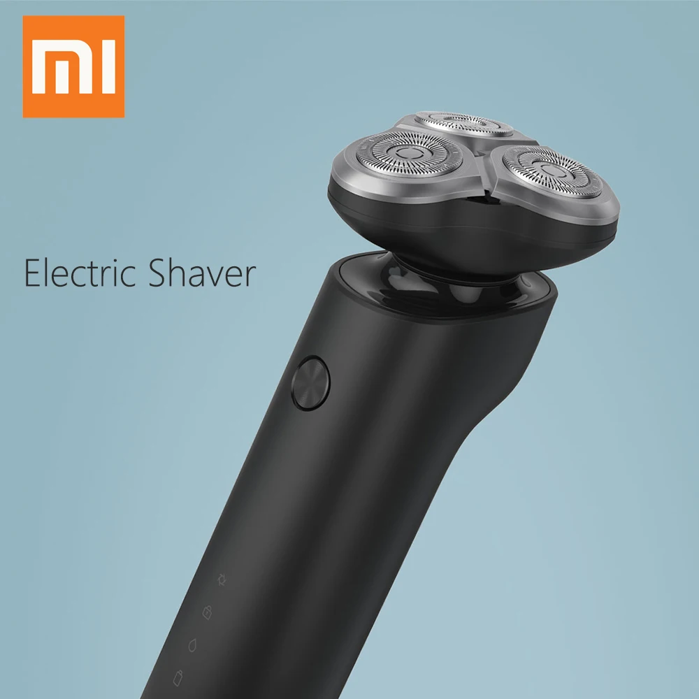 

2018 Xiaomi Mijia Electric Shaver 3D 360 Degree 3 Float Shaving Flex Razor Wet Washable Head Dry Waterproof USB Xiaomi Shaver