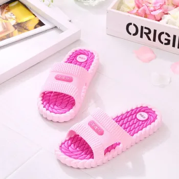 

2019 Summer Home Slippers Women Slapping Beach Flip Flops Non-slip Unisex Family Slippers Female Flat Sandals Lovers slippers
