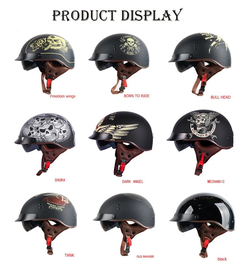 TORC T55 винтажный мотоциклетный шлем Ретро Скутер полушлем со встроенным козырьком объектива casco moto helm moto capacete para DOT