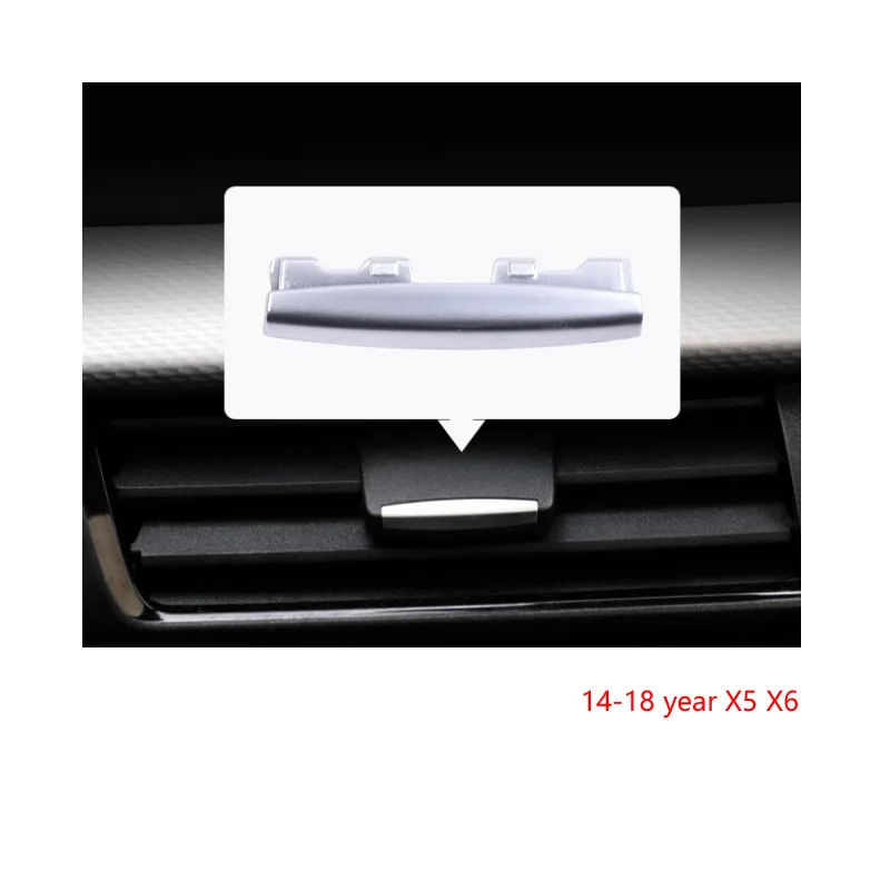 

For BMW X5 X6 f15 14-18 chromeplate Air conditioning vent toggle piece outlet card pad clip wind direction adjustment plectrum