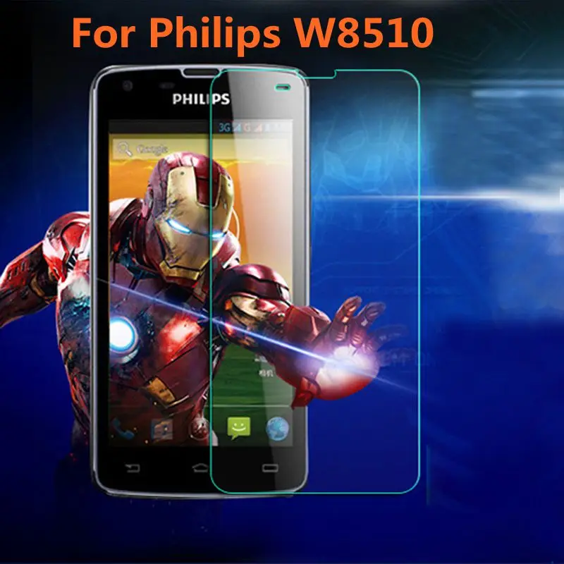 

Original Tempered Glass For Philips Xenium W8510 Screen Protector Toughened protective film For Philips W8510 Glass
