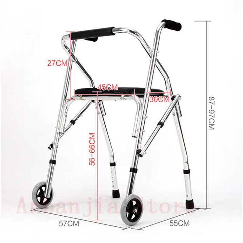 drive handicap standing lightweight rollator walker with seat  (2)