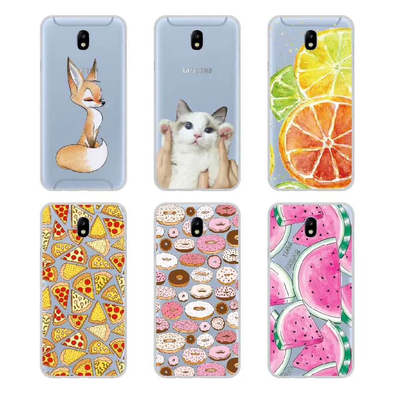 Cute Case For Samsung Galaxy J7 2017 Cover Silicone Soft J730F Funda PRO Coque J730 Capas |