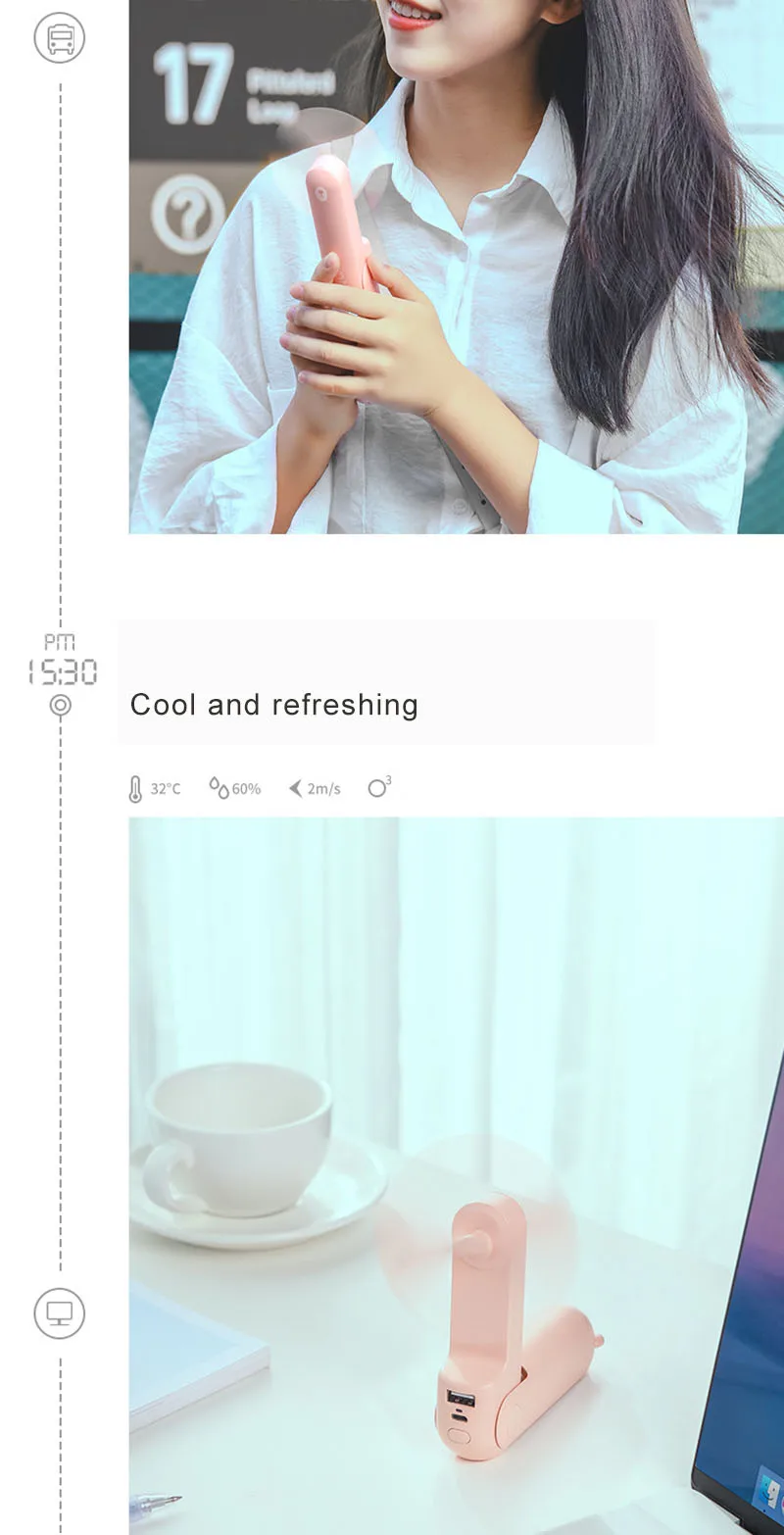 Мини портативный вентилятор ручной вентилятор с usb зарядкой складной настольный маленький вентилятор фонарик ручной вентилятор для офиса на открытом воздухе