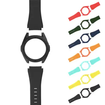 

Silicone Watch Band Wrist Strap + Hard PC Cover For Huawei GT Smart Watch Wearable Bracelet accessories #530