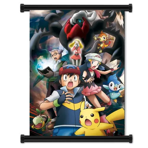 Pokemon Anime Fabric Wall Scroll Poster