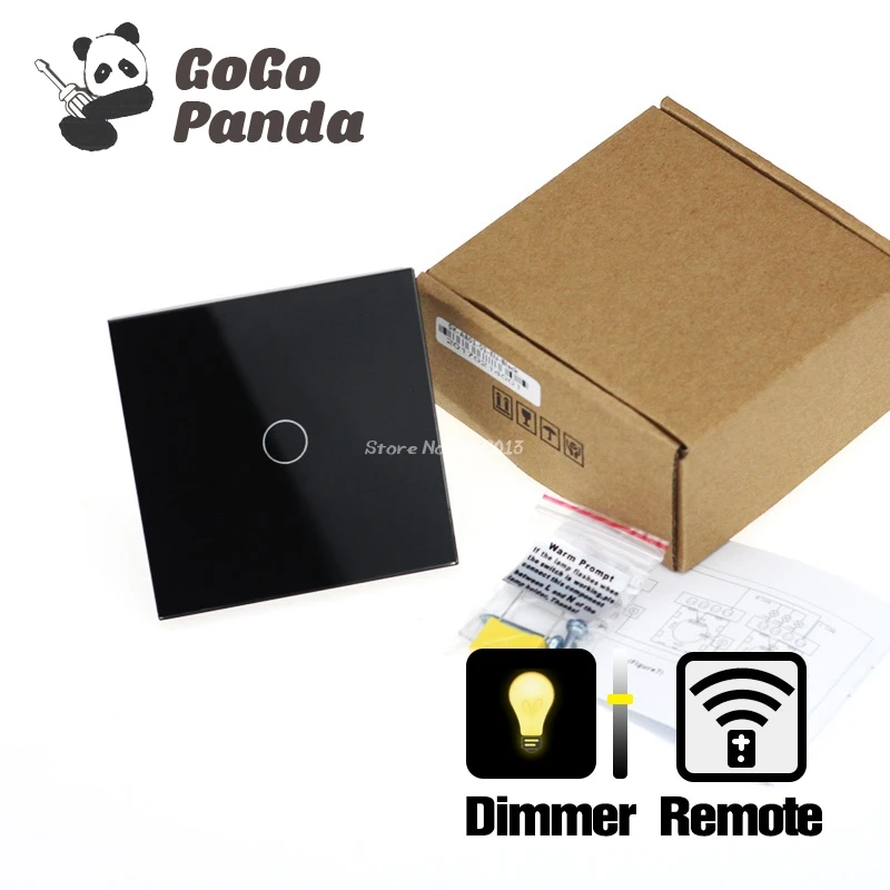 

EU Standard Light Dimmer Switch Remote Control Touch Switch Smart Automation Waterproof Switch 220V