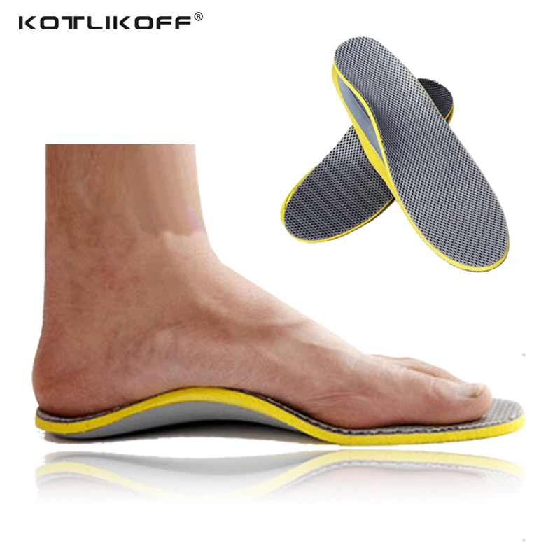 KOTLIKOFF 3D Premium Comfortable Orthotics flat foot Insole EVA ...