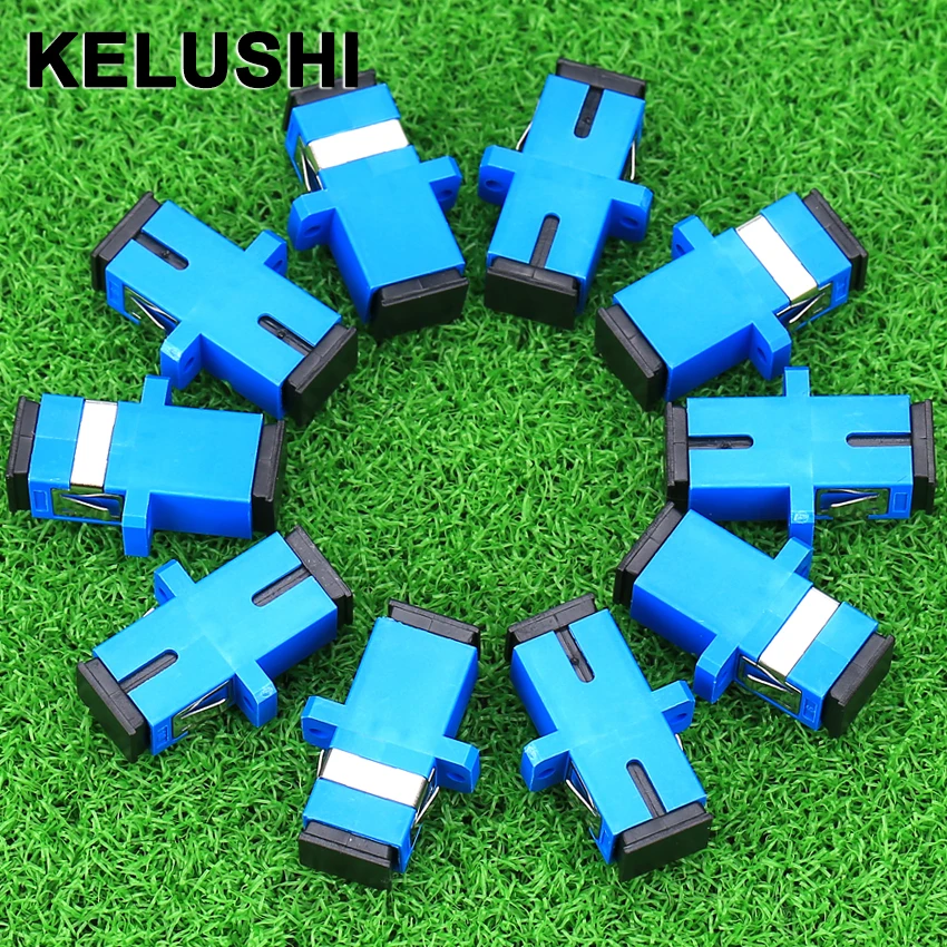 200Pcs Nuovo Adattatore In Fibra Ottica Sc, Accoppiatore Flangiato Sc, Adattatore Sc/Upc, Accoppiatore In Fibra Per Comunicazioni Digitali